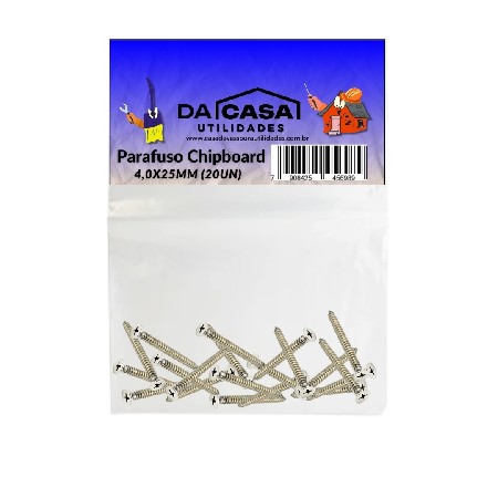 ENC-RF001 PARAFUSO CHIPBOARD CH. PHS2 4,0X25 (20UN