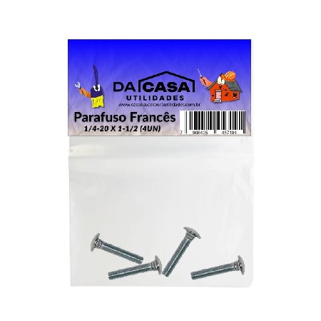 ENC-RF022 PARAFUSO FRANCES 1/4-20 X 1-1/2 (04UN)