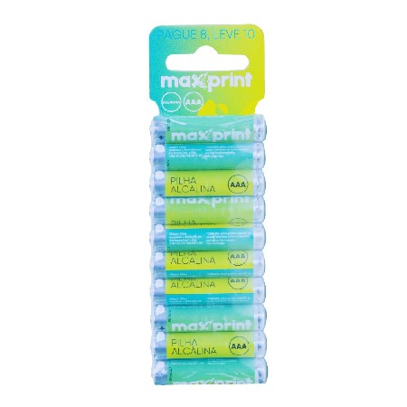 MAX-RF0035 PILHA ALCALINA AAA PEQ 1,5V CT C/ 10 UN