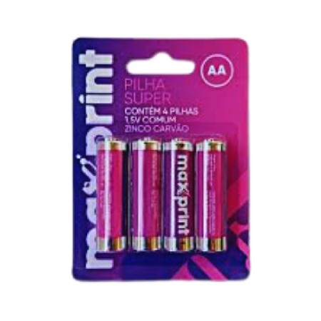 MAX-RF6449 PILHA COMUM AA PEQUENA 1,5V BT C/4