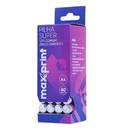 MAX-RF0041 PILHA SUPER AA TUBO 1,5V