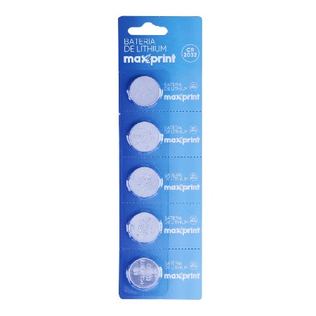 MAX-RF8604 BATERIA LITHIUM CR2032 3V BT C/ 5