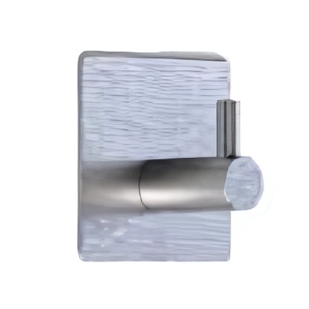 2W-RF8730 CABIDE GANCHO ADESIVO METAL QUADRADO