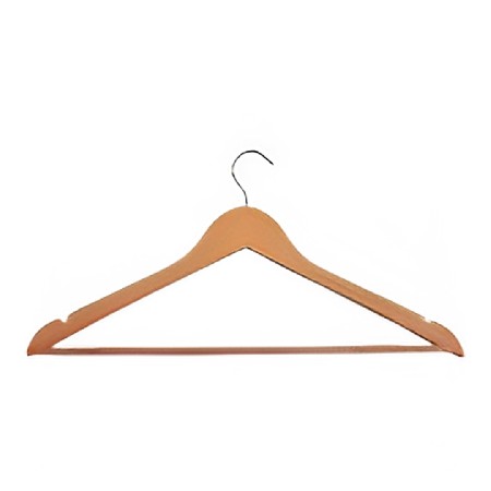 2W-RF8733 CABIDE ROUPA MAD C GANCHO METAL C CAVA