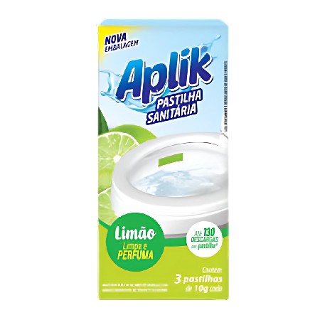 Q-APLIK PASTILHA SANITARIA LIMAO 10G CADA C/3