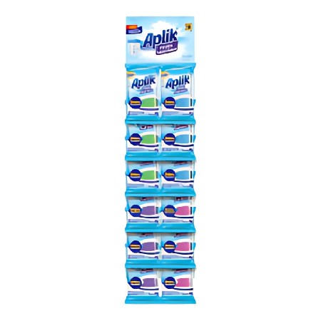 Q-APLIK- PEDRA SANITARIA MIX 25GR CARTELA C/12UN