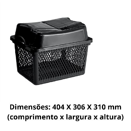 ARQPLAST-RF26007 CESTO TELADO C TPA ARTICULADA 20L