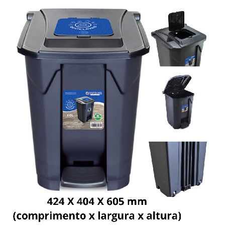 ARQ-RF25750 LIX 60L RECI C/RODA/PEDAL/TPA CLICK/PT