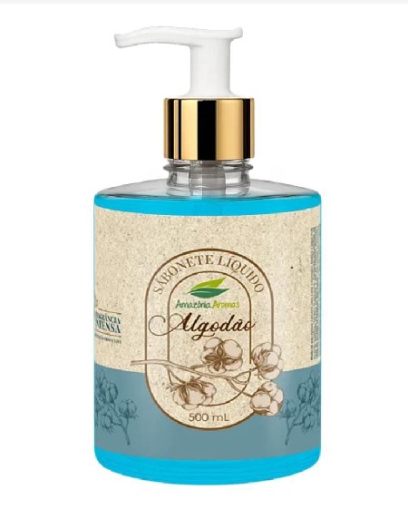 Q-AMAZONIA-SABONETE LIQ 500ML ALGODAO (PUMP)