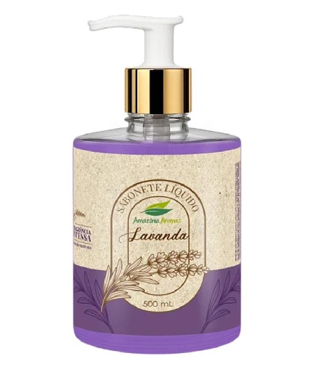 Q-AMAZONIA-SABONETE LIQ 500ML LAVANDA (PUMP)
