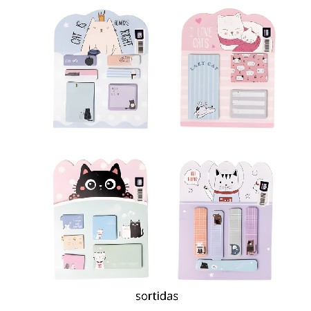 GOAL-ES0008 CARTELA DE BLOCO DE NOTAS ADESIVO