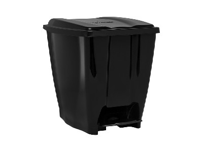 JAGUAR-RF3073 LIXEIRA PRETA COM PEDAL 20L PRETA