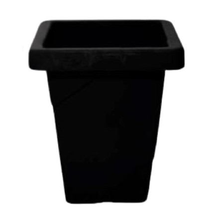 INP-RF6729-VASO ELEGANCE QUADRADO 9,5 L. PRETO