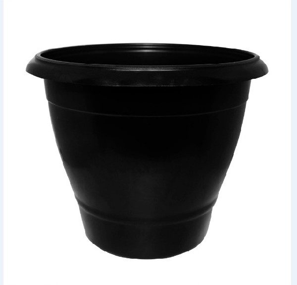 INP-RF6618-VASO REDONDO GDE 15L PRETO