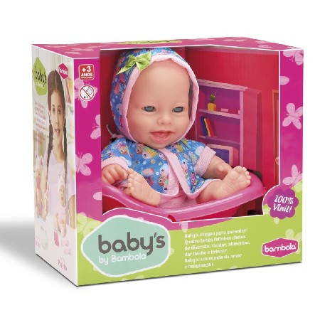BAMBOLA-RF0863 BONECA BABYS BY BAMBOLA BANHO