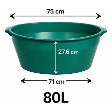 PLASNEW-RF0038 BACIA EXTRA GRANDE - 80 L