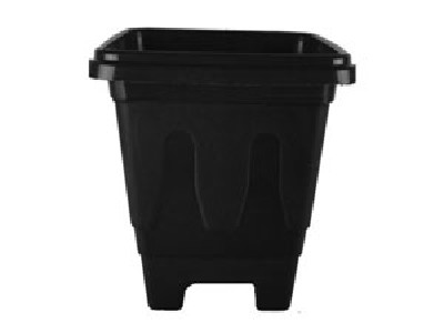 GOYAMA-RF043 VASO QUADRADO 3 PRETO - (33X33X32)