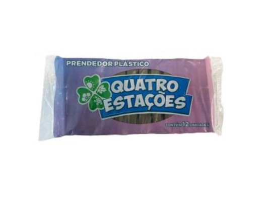 PRENDEDOR DE ROUPA PLASTICO PEQ 4 ESTACOES (50)