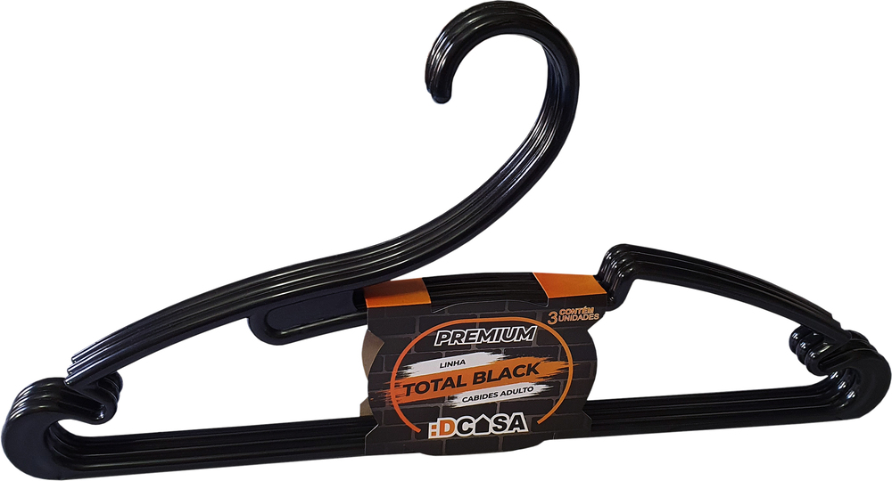 DCASA-PA101 CABIDE VINTAGE PRETO C/ 03UN