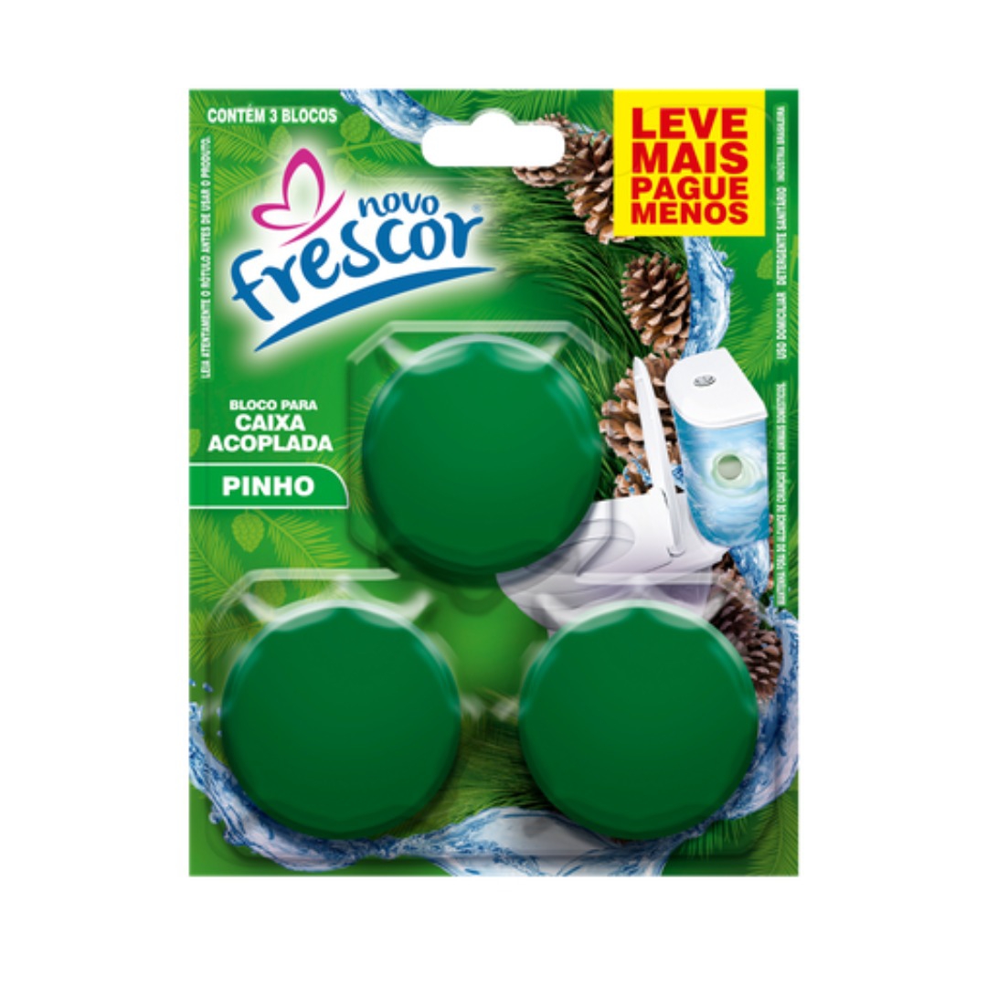 FRESCOR-BLOCO P CAIXA ACOPLADA TRIPLO 45G PINHO