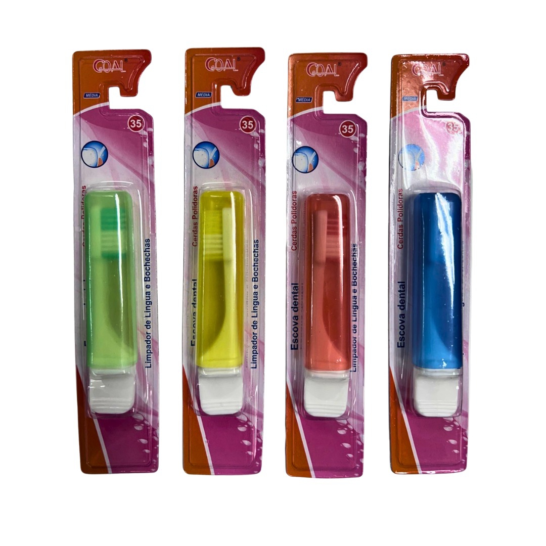 GOAL-GL0414 ESCOVA DENTAL USO ADULTO MEDIA (DZ)