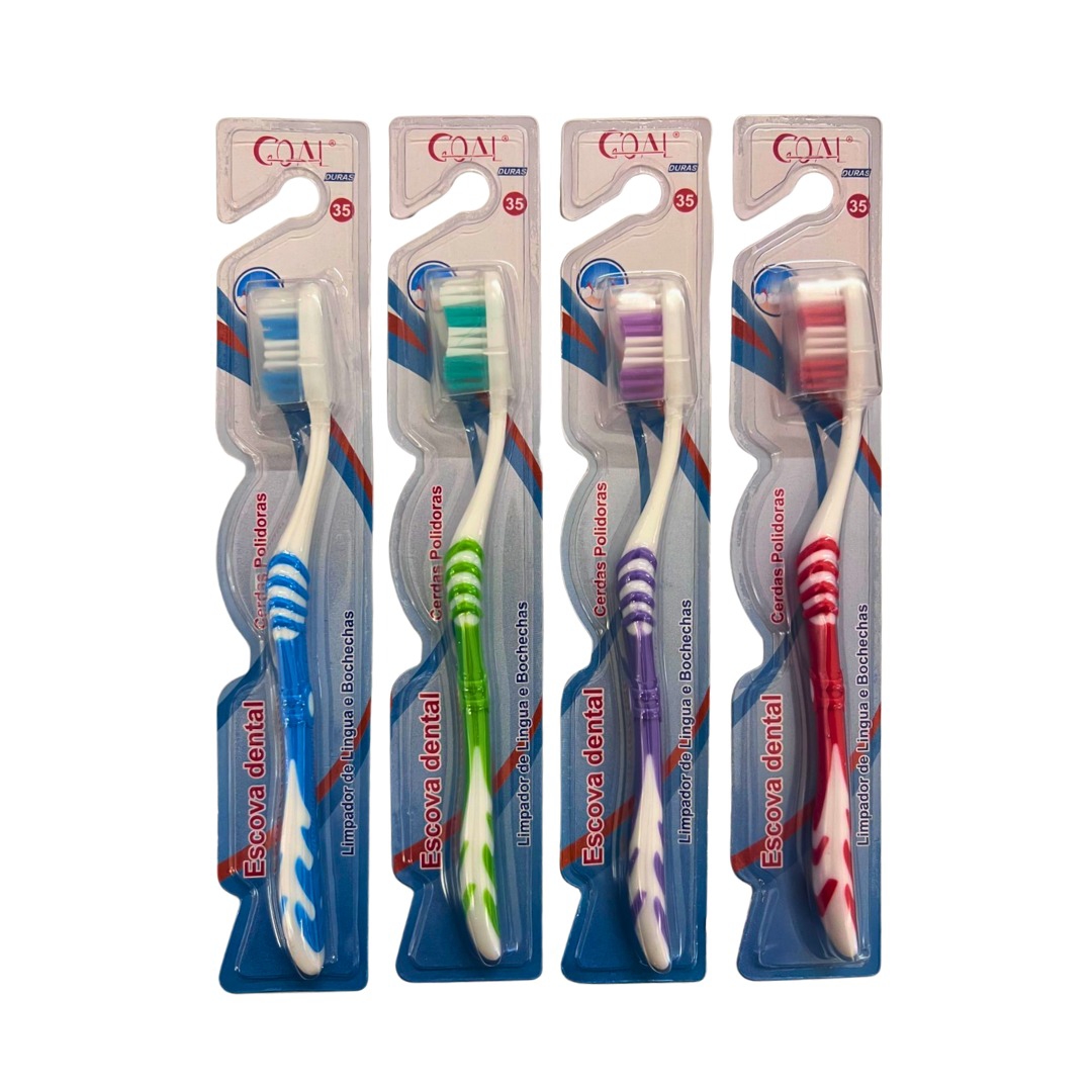 GOAL-GL0652 ESCOVA DENTAL ADULTO CERDA DURA (DZ)