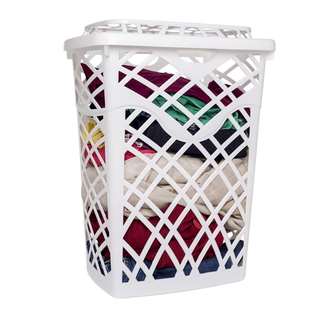 JAGUAR-RF1442 CESTO RET TELADO BRANCO 30L