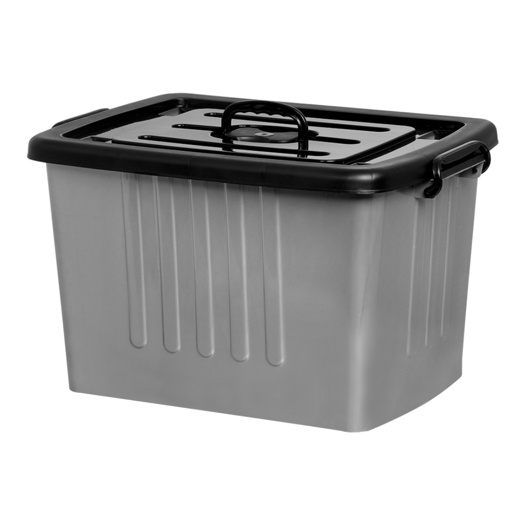 PLASNEW-RF9357 CX ORGANIZADORA CINZA N 5 54,5 L