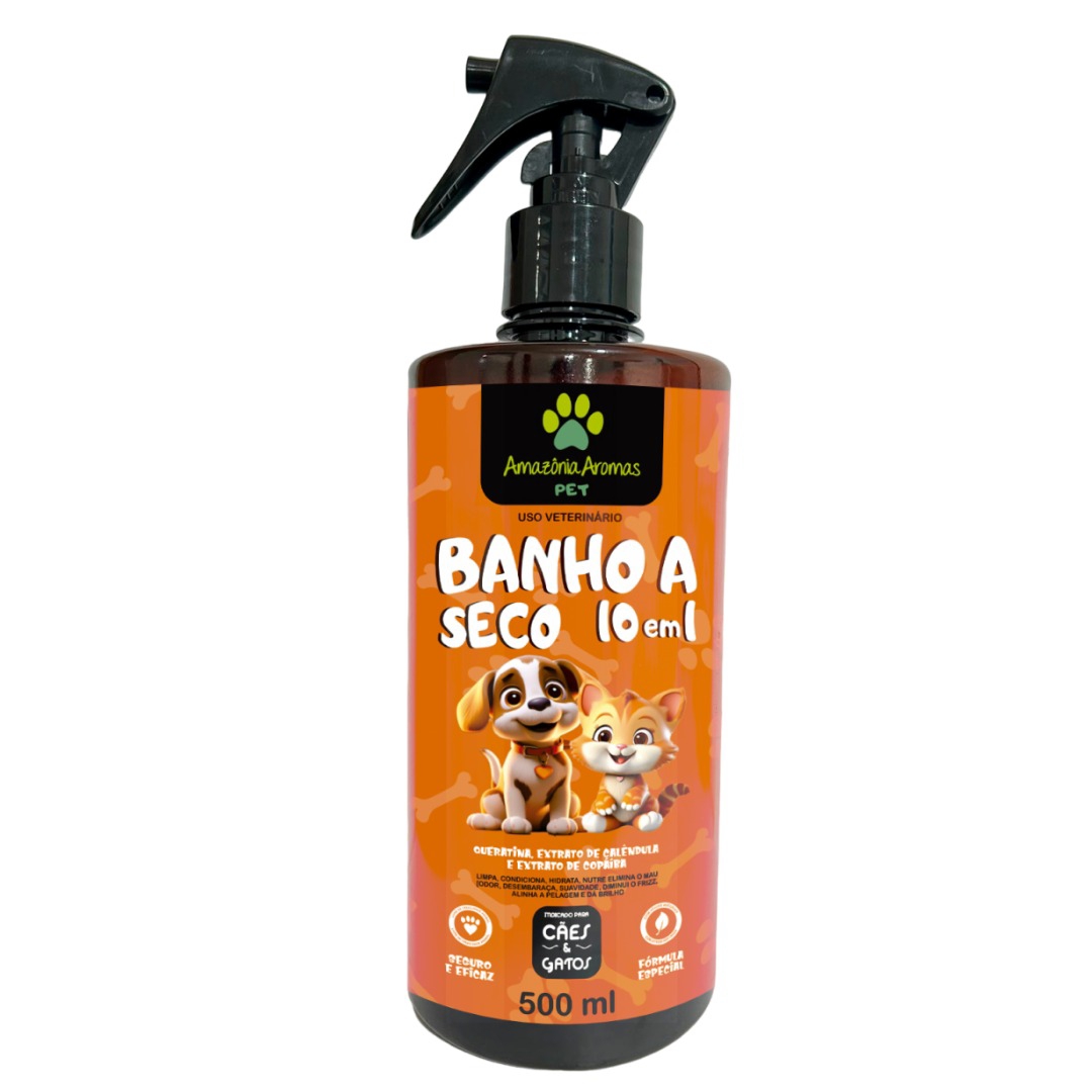 Q-AMAZONIA BANHO A SECO PET 500ML 10 EM 1