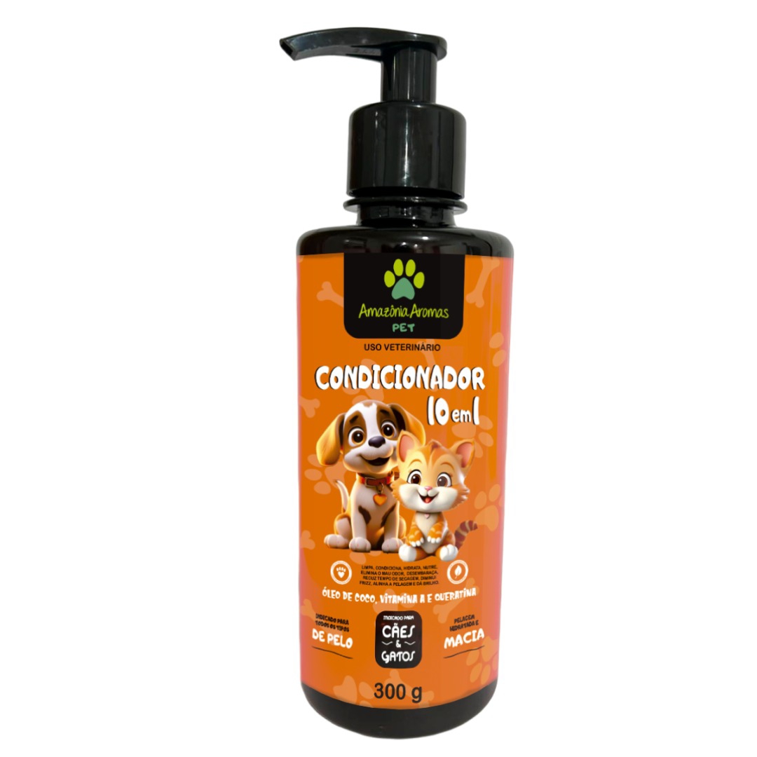 Q-AMAZONIA CONDICIONADOR PET 300G 10 EM 1