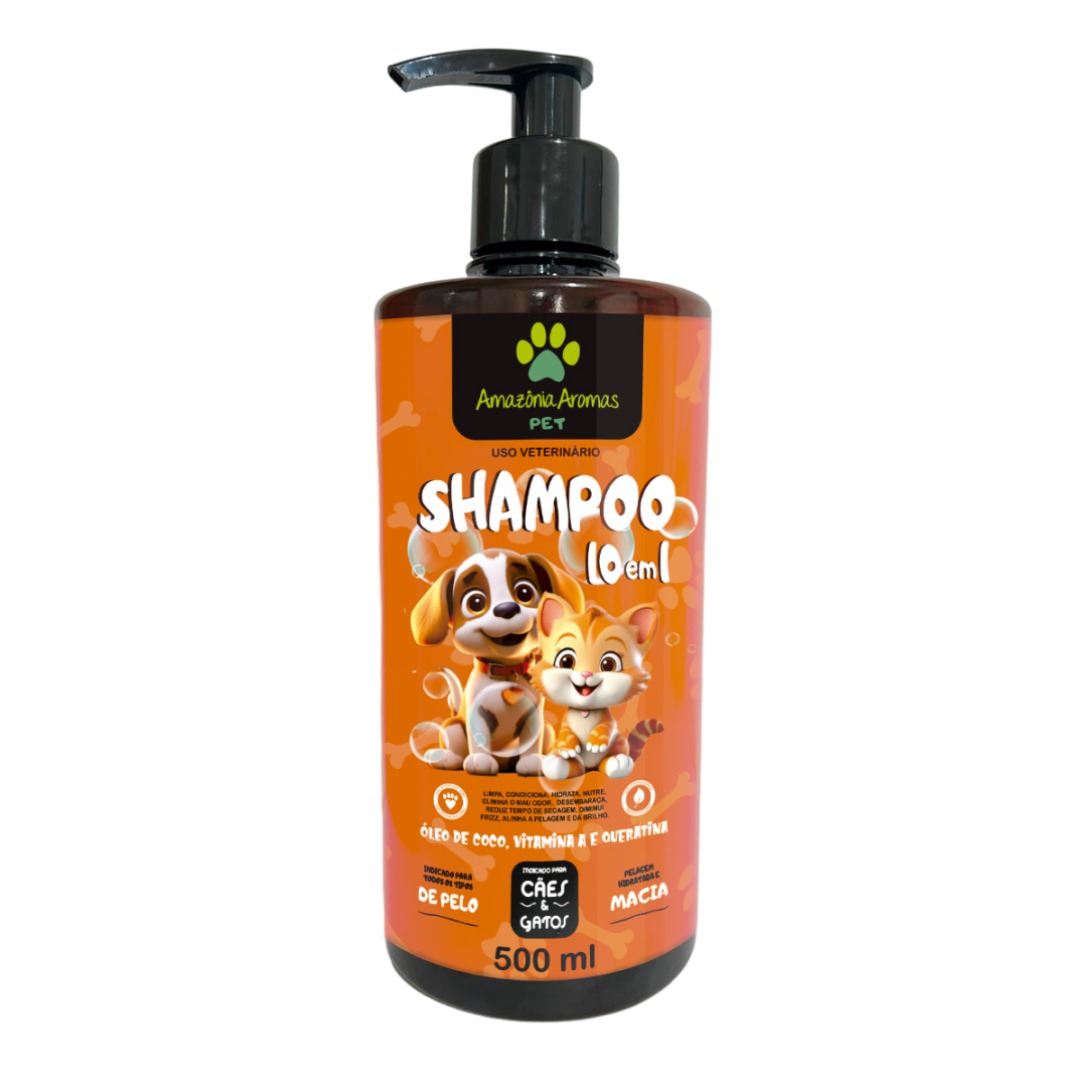 Q-AMAZONIA SHAMPOO PET 500ML 10 EM 1
