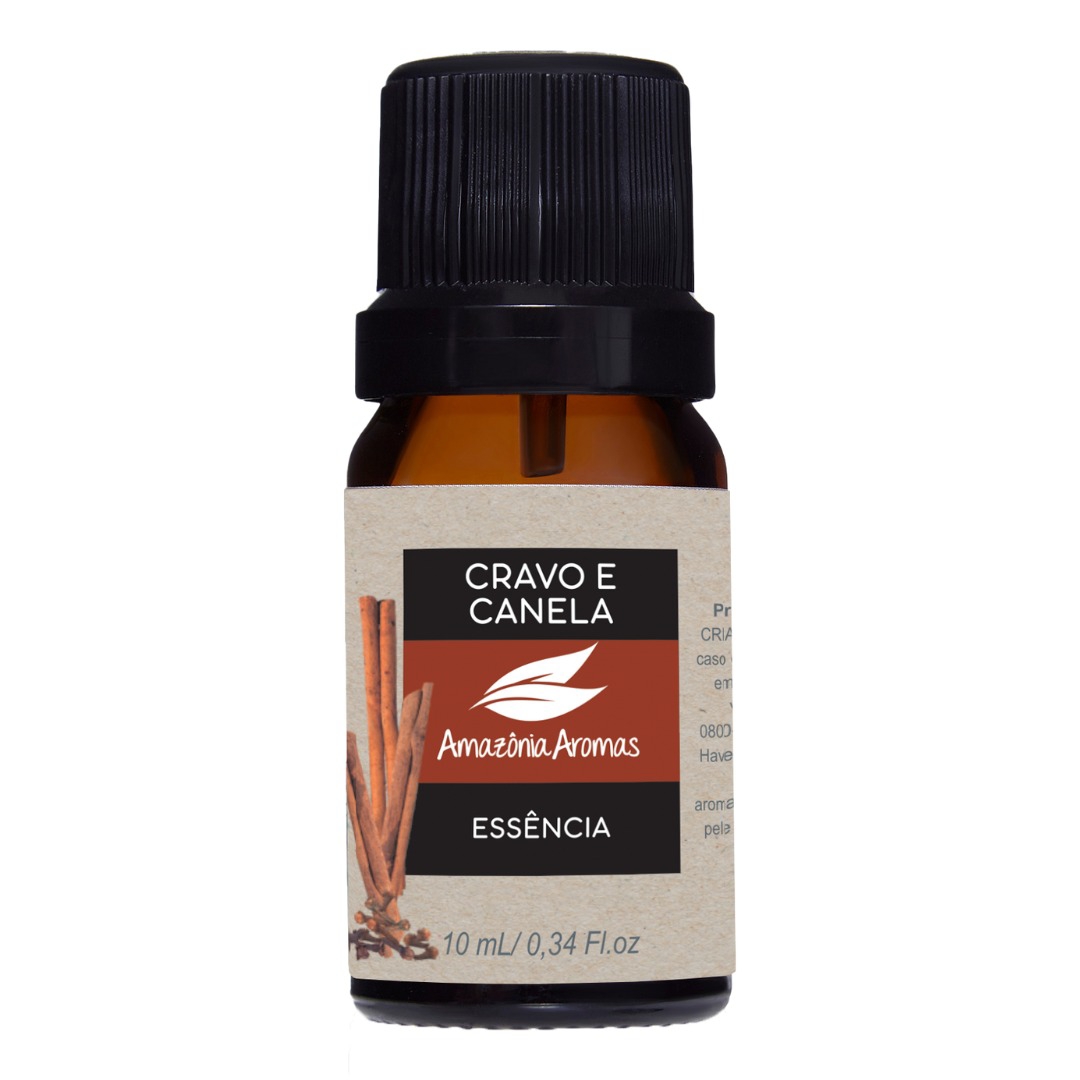 Q-AMAZONIA ESSENCIA OLEOSA 10ML CRAVO E CANELA