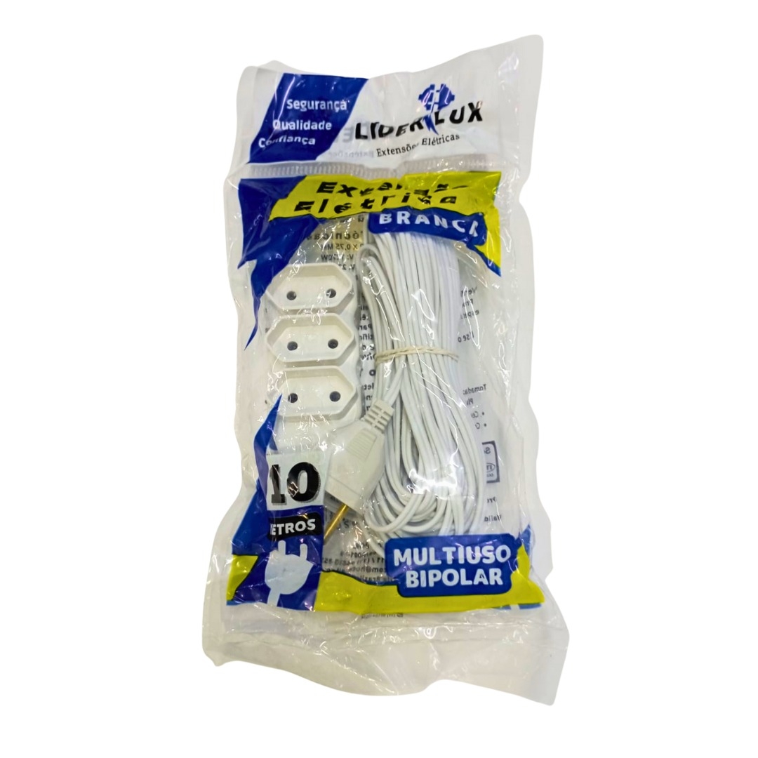 LUX-RF740 EXTENSAO BIPOLAR BRANCA 10M