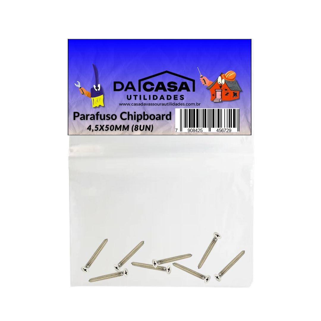 ENC-RF007 PARAFUSO CHIPBOARD CH. PHS2 4,5 X50 08UN