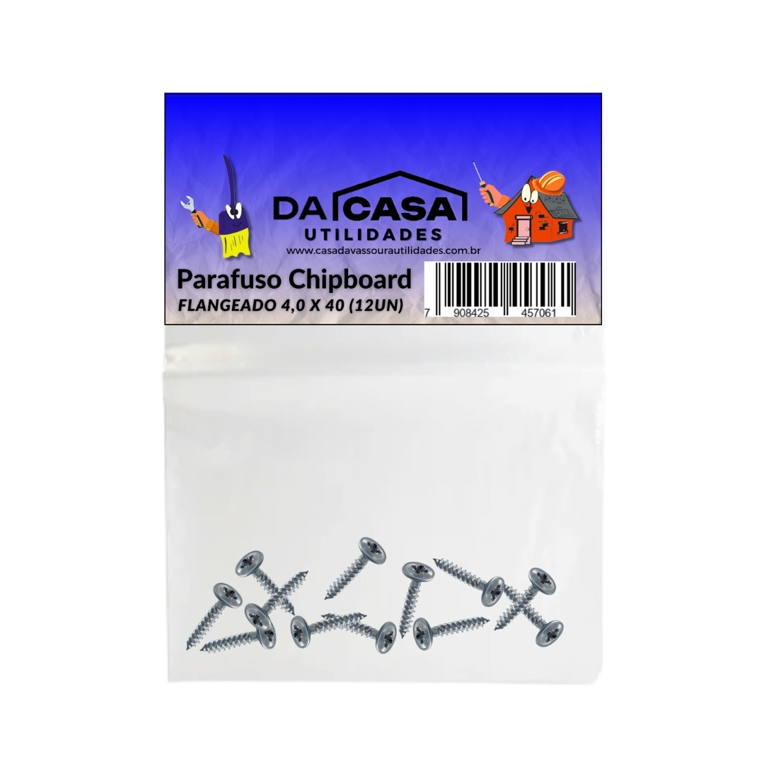 ENC-RF015 PARAFUSO CHIPB FLANG PHS2 4.0X40 12UN