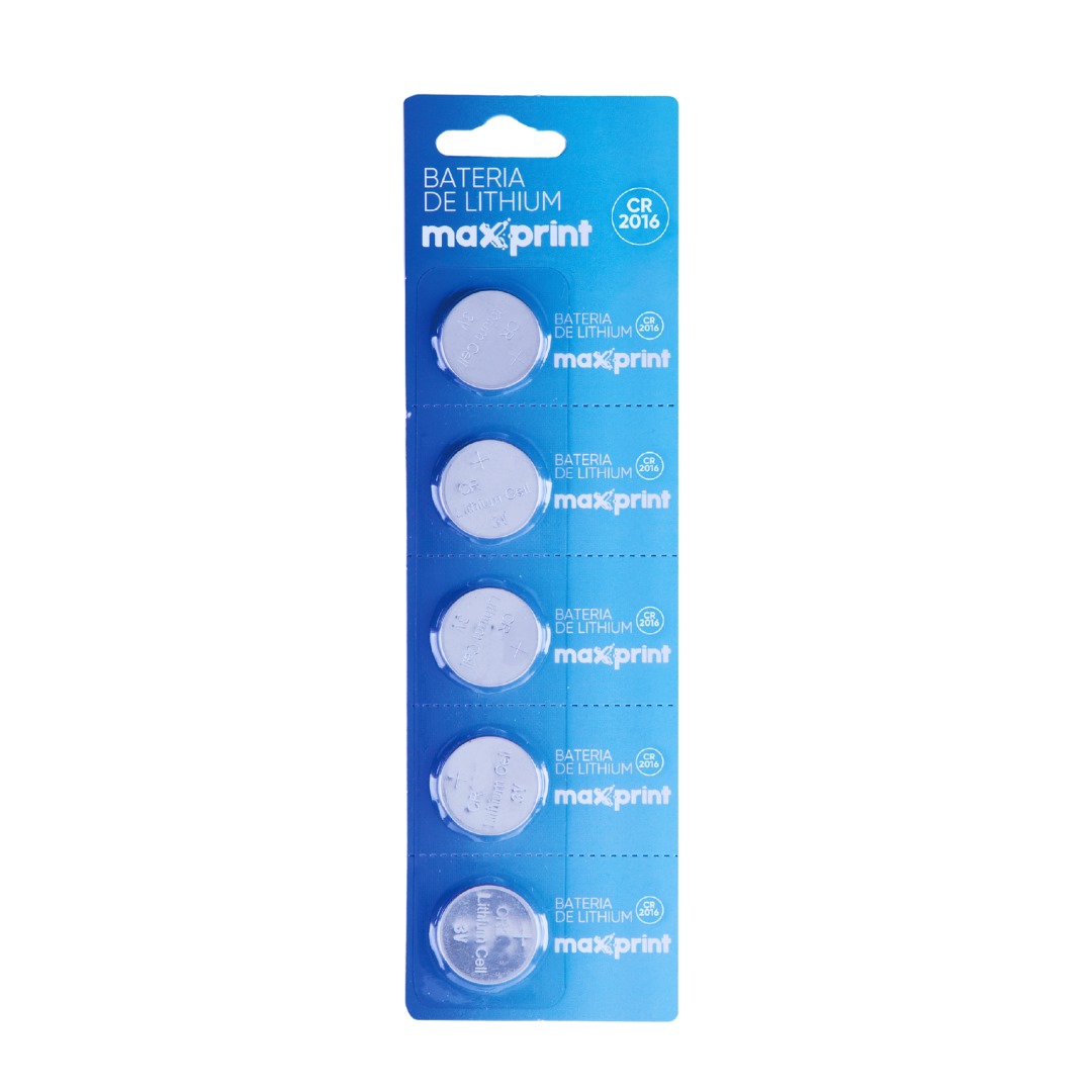 MAX-RF8623 BATERIA LITHIUM CR2016 3V BT C/ 5