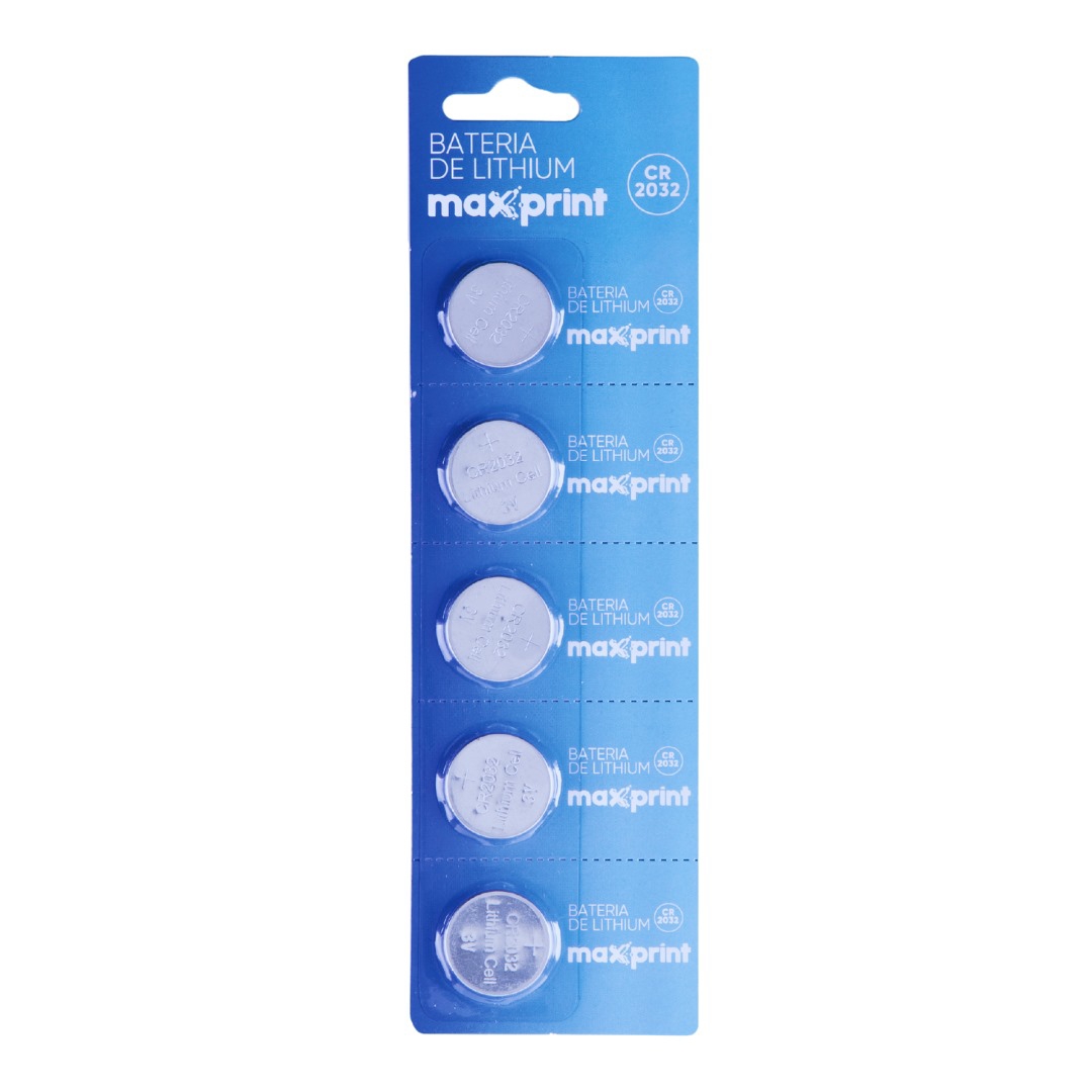 MAX-RF8604 BATERIA LITHIUM CR2032 3V BT C/ 5