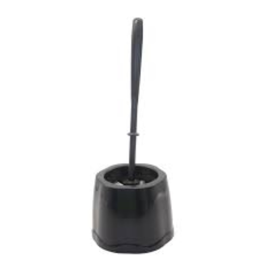 ESCOVA SANITARIA C POTE PLUS DA CASA PRETA