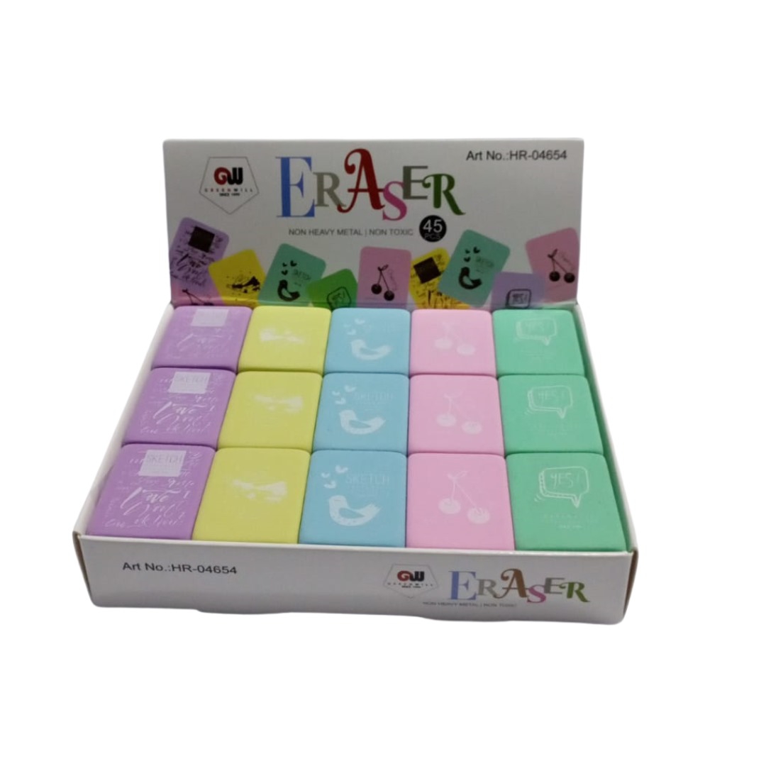 GOAL-ES0042 BORRACHA DE APAGAR CX C/45 UNIDADES