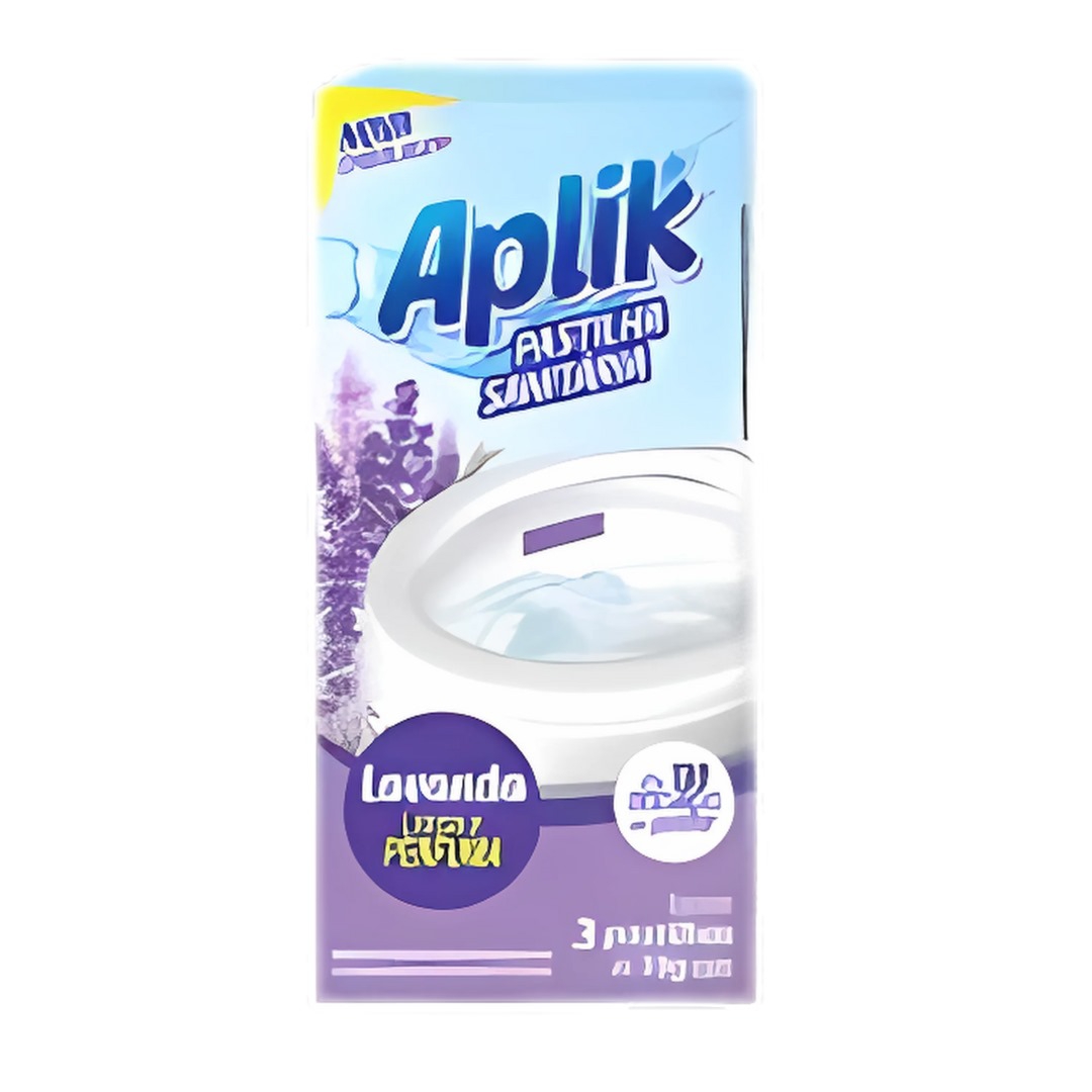 Q-APLIK PASTILHA SANITARIA LAVANDA 10G CADA C/3