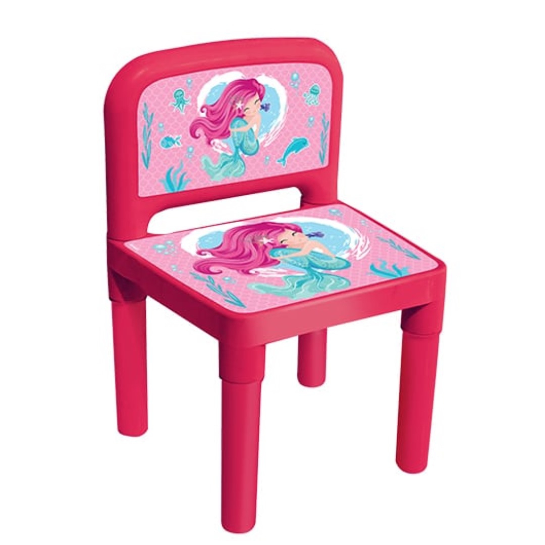 ARQPLAST-RF25827 CADEIRINHA INFANTIL DESM ROSA