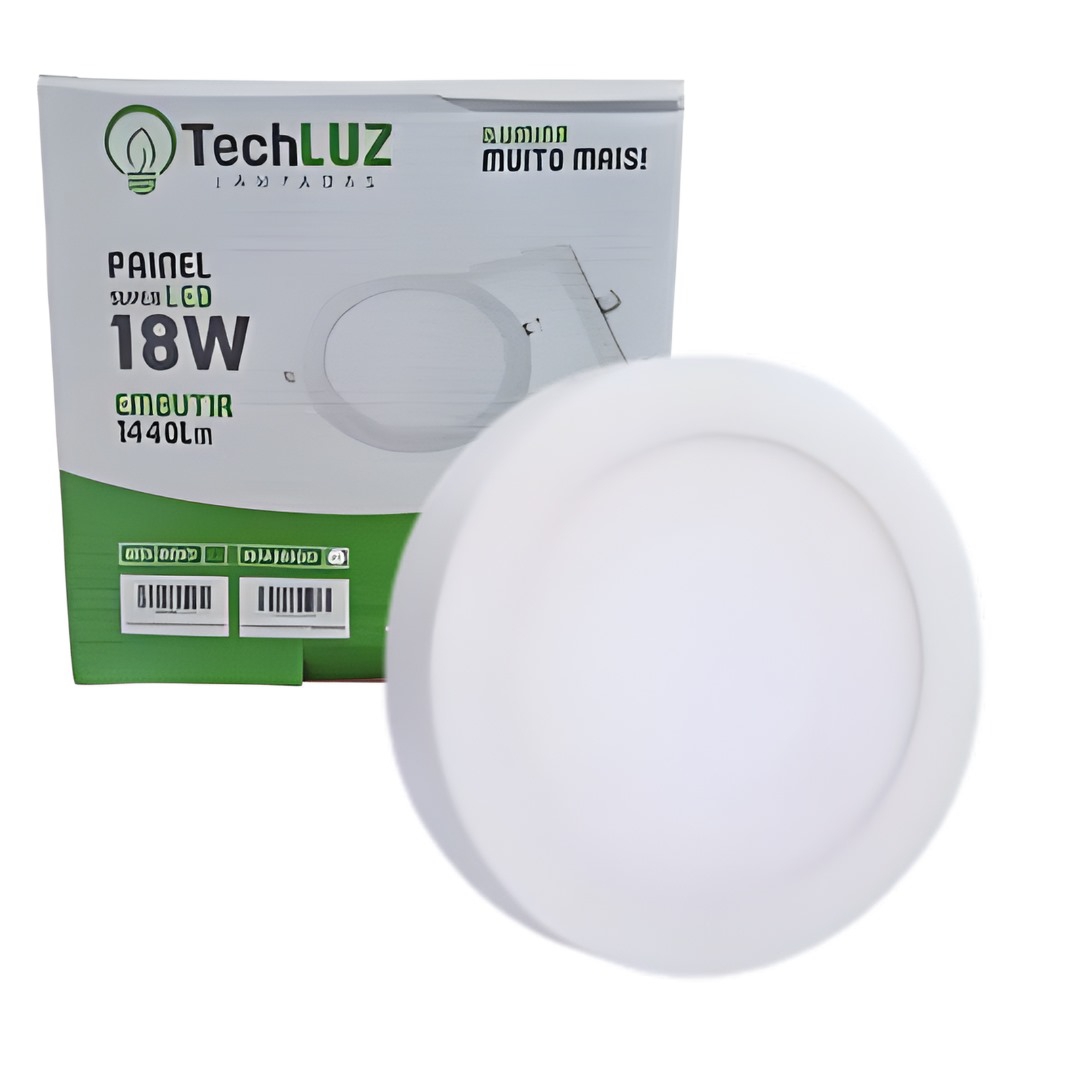 LPS-LAMPADA PAINEL LED 18W SOB RED 6.500K BIV (20)