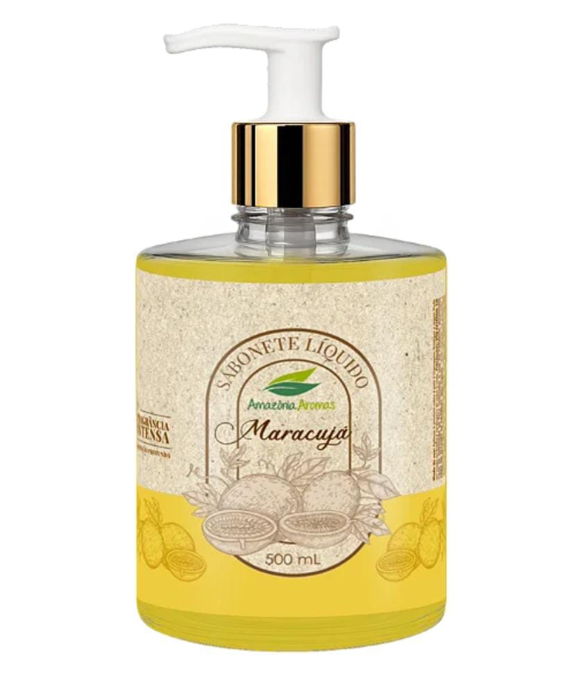 Q-AMAZONIA-SABONETE LIQ 500ML MARACUJA (PUMP)