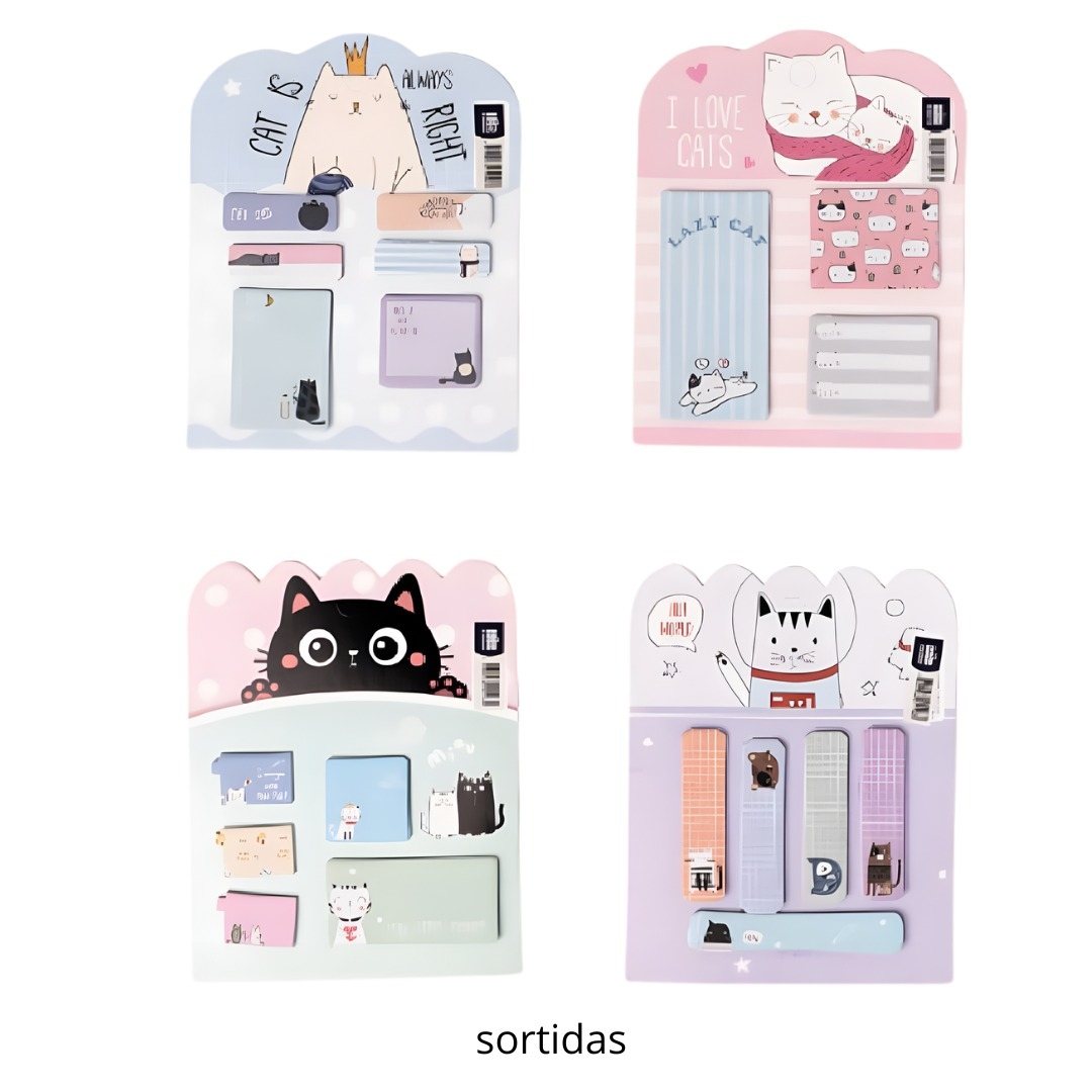 GOAL-ES0008 CARTELA DE BLOCO DE NOTAS ADESIVO