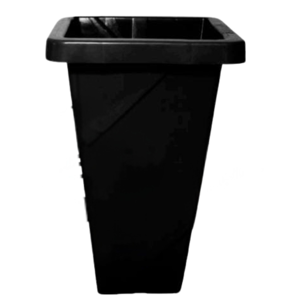 INP-RF6872-VASO ELEGANCE QUADRADO 25L. PRETO