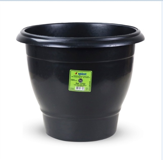INP-RF6702-VASO REDONDO MEDIO 5,5L PRETO