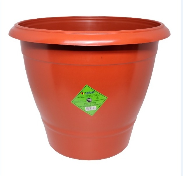 INP-RF6709-VASO REDONDO GDE 15L TERRACOTA