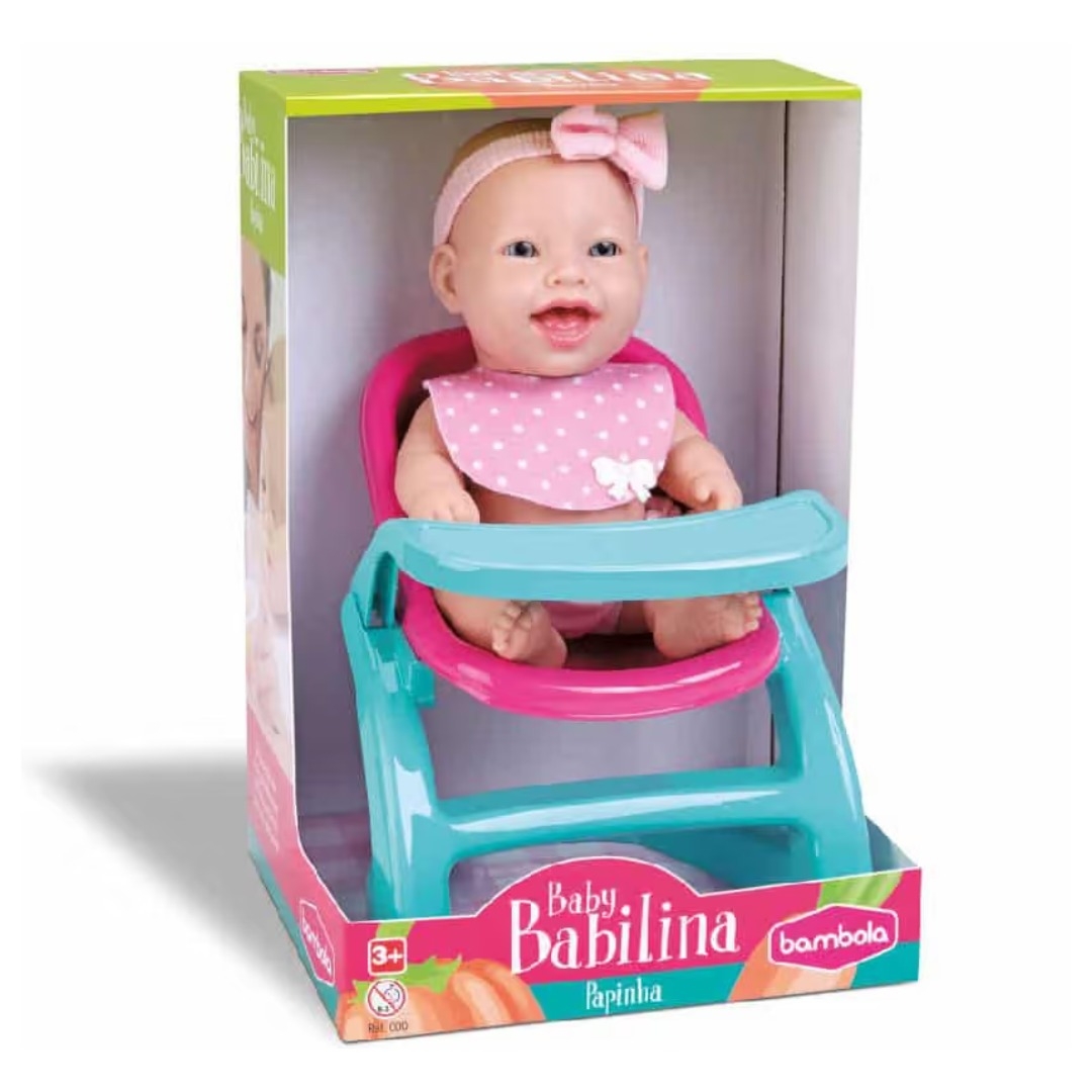 BAMBOLA-RF0727 BONECA BABY BABILINA MINI PAPINHA