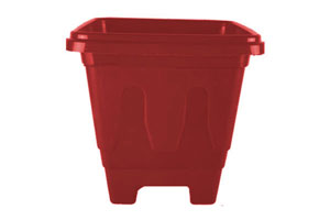 GOYAMA-RF044 VASO QUADRADO 3 COLOR - (33X33X32)