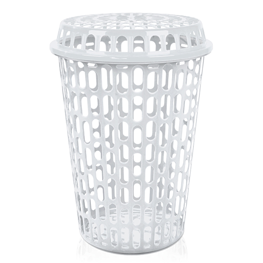ARQPLAST- RFCT60BRCS CESTO TELADO 60L BRANCO